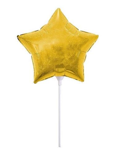 Pack 40 Globos Metálicos Pequeños Estrella Tornasol 24 Cm