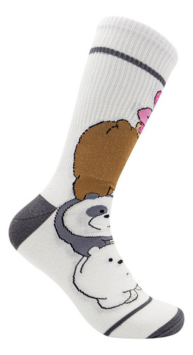 Calcetín We Bare Bears - Ositos Glaseados Oficial - Noma Multicolor Lisa M