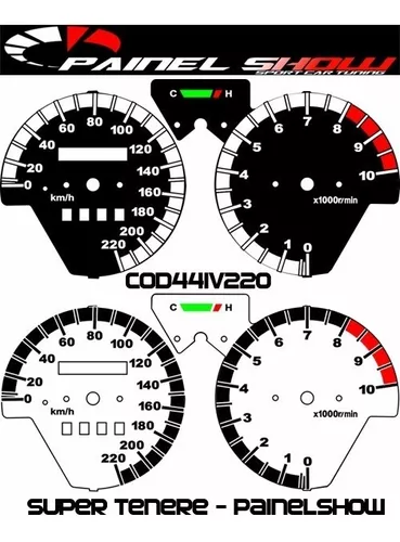 Kit LED Painel Strada Cbx 200