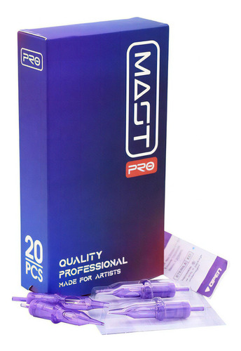 Kit 20 Cartuchos Para Tatuagem Mast Round Liner Rl Mast Pro Calibre da agulhas 1011