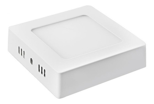 Foco Led 18w 6000k Cuadrado Sobrep C/driver 3 Años Garantía