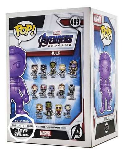 Funko Pop - Pop! Marvel - Hulk (morado) No. 499 Walmart