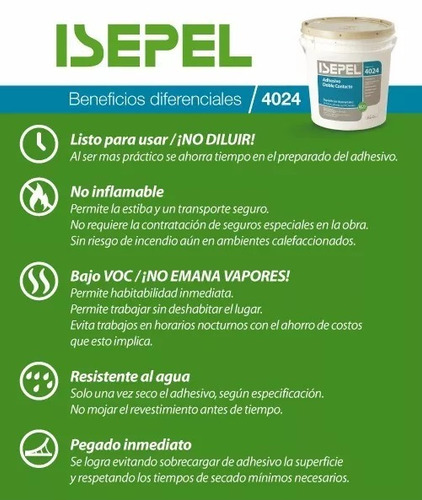 Imagen 3 de 10 de Adhesivo Contacto Ecologico 10 Kg 4024 Alfombra Piso Vinilico