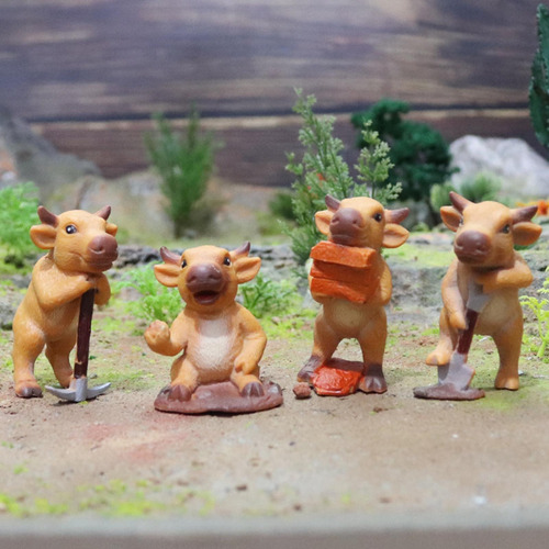 Modelo De Animales En Miniatura Adornos Juguetes