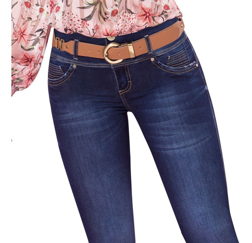 Jeans Clásico Colombiano Levanta Cola Bora Bora Tyt