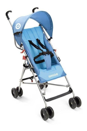 Carrinho Bebê Guarda-chuva Weego Way Azul Bb507