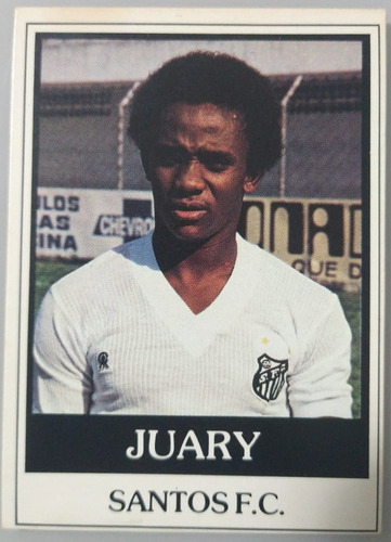 Juary - Nº 92 - Ping Pong Futebol Cards - Santos - Juari