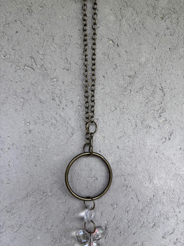 Sujeta Cortina Puertero Tira Cairel Mariposa Bronce