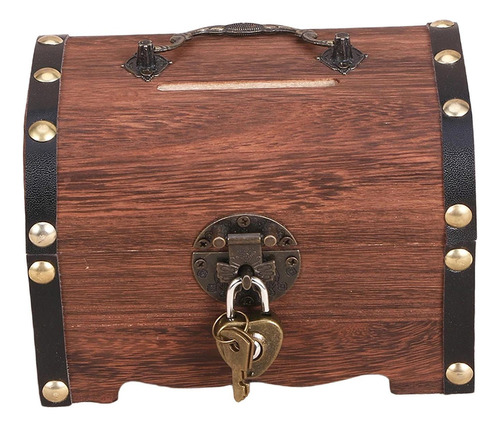 Caja De Almacenamiento De De Madera Con Cerradura, Memoria,a