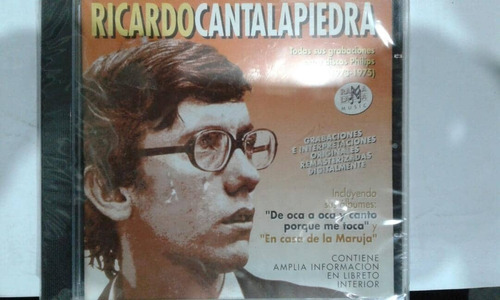 Ricardo Cantalapiedra. Grabaciones Cd Original Nuevo Qqc. Mz