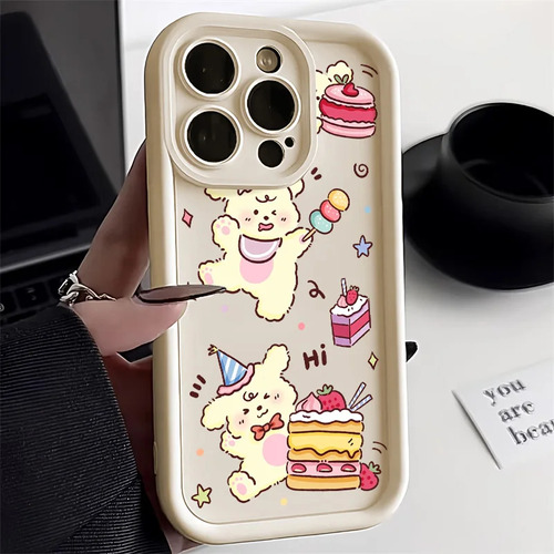 Funda De Teléfono Coreana Con Bonito Patrón Para iPhone 11,