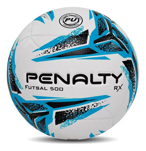 Bola Futsal Penalty Rx 500 Xxiii Azul Branco Futebol Sãlão