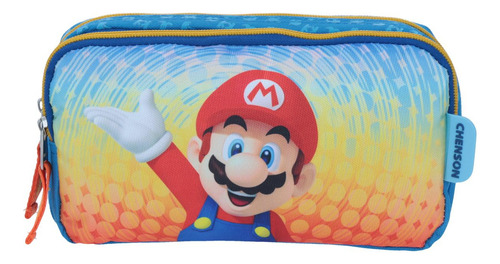 Lapicera Chico Azul Chenson Mario Bros Xiamo Para Niño