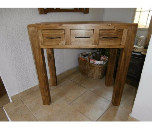 Imagen 7 de 7 de Mesa De Arrime C/ 5 Cajones Lustre Hidrolaqueada