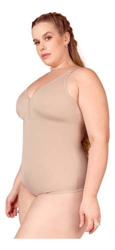 Cinta Body Modelador Plus Size Sem Bojo Tamanhos Grandes