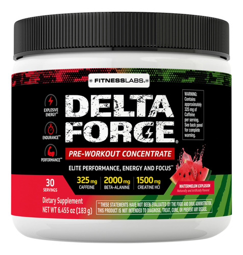 Pre Entreno Delta Force 30ser - Unidad a $120000