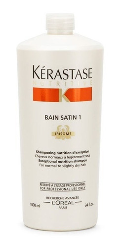 Shampoo Bain Satin 1 Nutritive X1000ml Kerastase