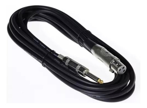 Cable Profesional Plug 6.5 Mono - Canon Xlr Audio 6mt Lta413