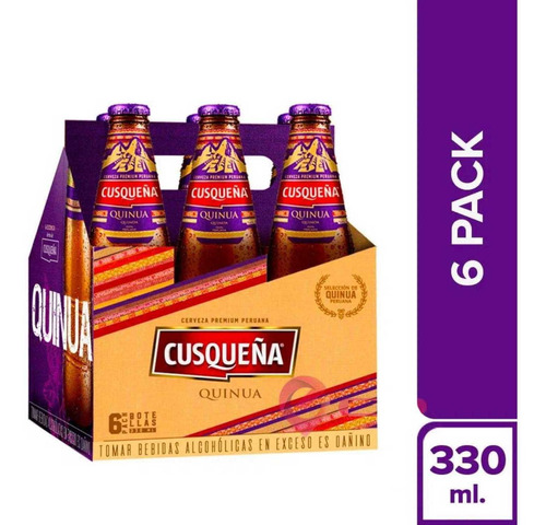 Imagem 1 de 2 de Cerveja Peruana Cusquena Quinua 330ml (6x)