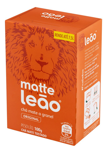 Chá Matte Leão mate original em ervas 100 g