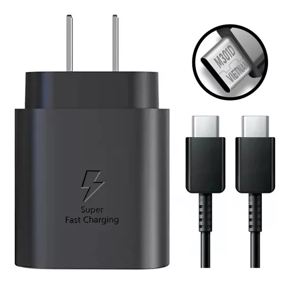 Cargador Tipo C Samsung Super Carga 25w Z Fold 3 5g Original