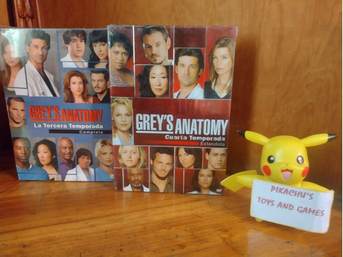 Grey's Anatomy Dvd Temporada 3 Y 4 Dvd 