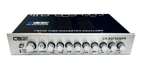 Ecualizador Carbón Audio 7 Bandas 13.2v
