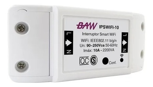 Interruptor Inteligente Wifi Smart Life 10a Baw Domotica