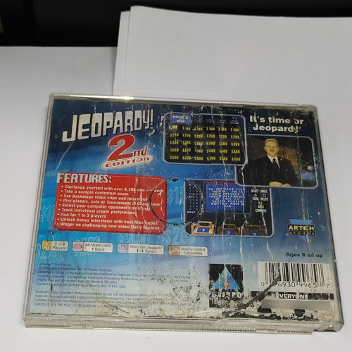 Jeopardy 2 Ps1 - Longaniza Games (Usado)