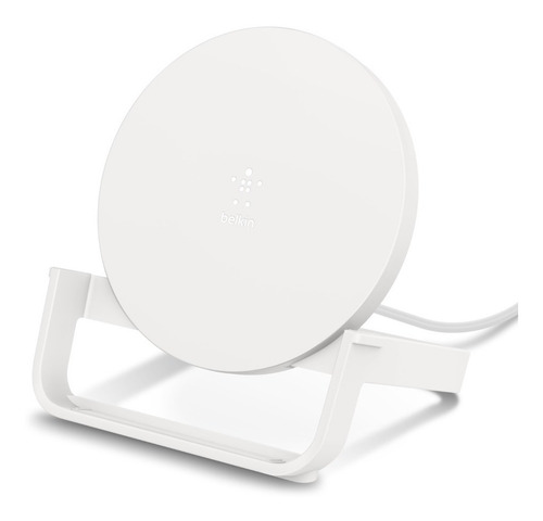 Imagen 4 de 10 de Cargador Inalambrico Belkin Stand 10w Qi Ios Android Blanco