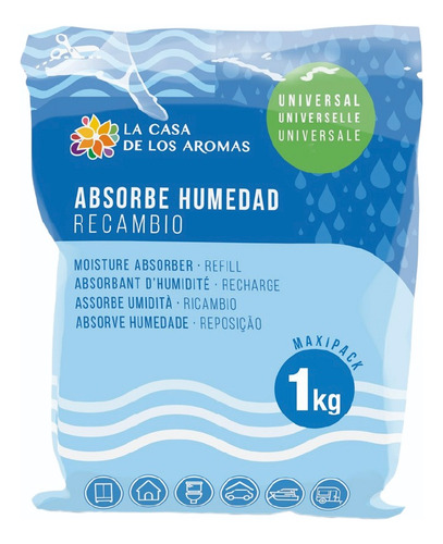 Absorbedor De Humedad Recambio Universal 1 Kg Fu