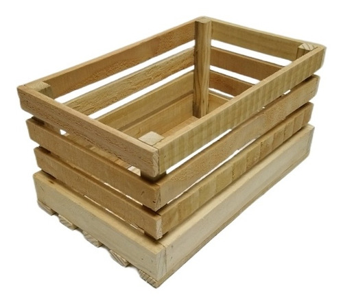 Caja Organizadora De Madera En Bruto 