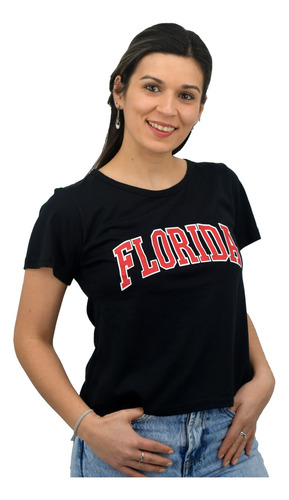 Remera Tshirt Florida Algodon De Dama - Aiub