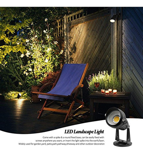 Luces Led Para Paisaje Lightingwill De 5 W, Blanco Cálido, 3