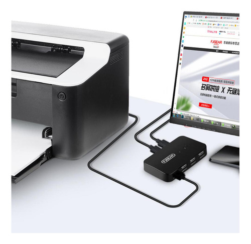 Selector De Conmutador, 2 En 4 Salidas, Conmutador Usb 2.0