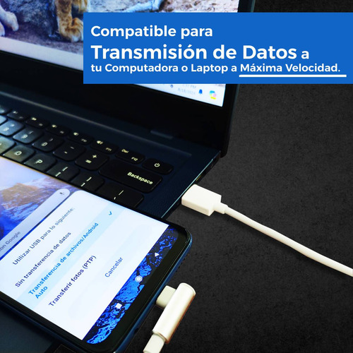 120w Cable Tipo C Hyper Carga 1.8m De Largo