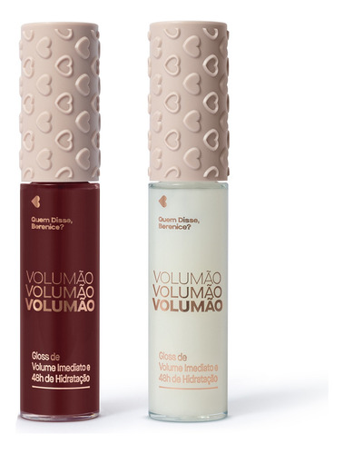 Quem Disse, Berenice? Kit Gloss Volumão: Gloss Labial Volumã Acabamento Mate Cor Violeta