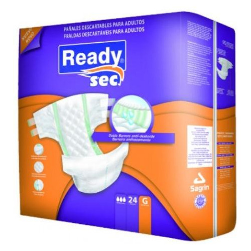 Pañales Para Adultos Readysec Talle Grande X24 Unidades