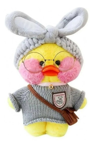 Peluche Pato Lalafan30 Cm Incluye Ropa Accesorio