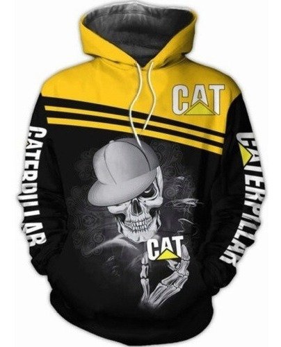 Para Diseño De Caterpilla Motocicletas Capucha Sudadera Con