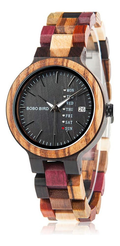 Bobo Bird Mujeres Relojes De Madera Relojes De Pulsera De Ma