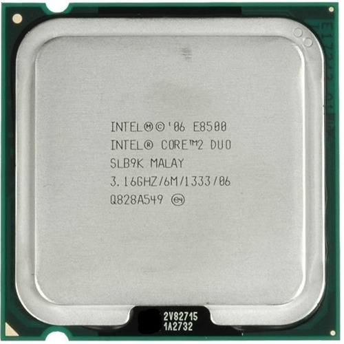 Imagem 5 de 6 de Processador Core 2 Duo E8500 3.16ghz 6mb 1333mhz 775+ Pasta