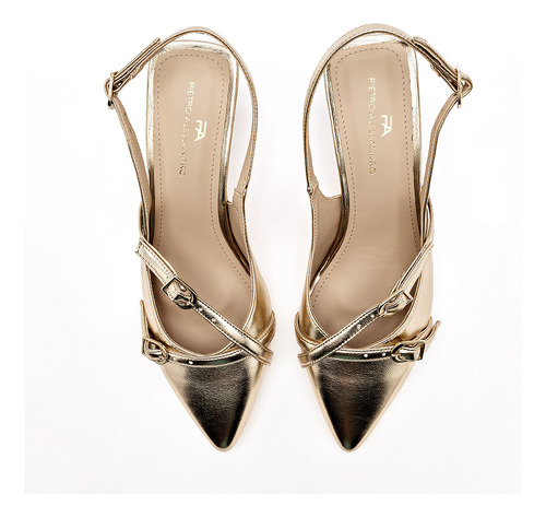 Zapatillas Mujer Pietro Alessandro 6500 Oro