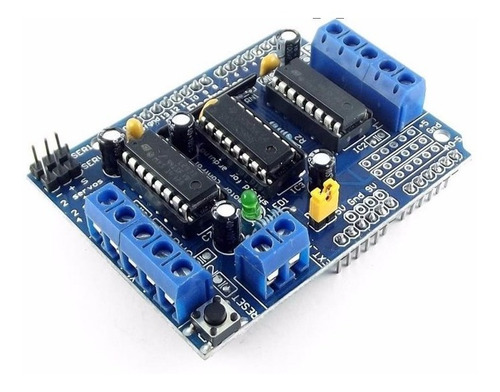 Imagen 1 de 5 de Arduino Motor Shield Driver L293d Stepper Dc Servo Control