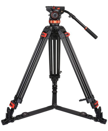  Tripode Coman Df26 Q7 Plus Cabezal Fluido Video 170cm