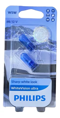 Lampara Philips W5w 5w 12v Blue Vision T10 Piojito Nolin