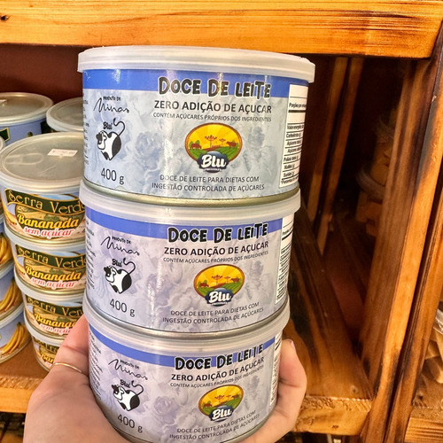 Doce De Leite Blu 400g - Doce De Leite Cremoso Zero Açúcar