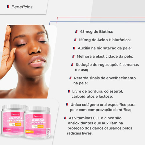 Colágeno Verisol Com Ácido Hialurônico Em Pó Newnutrition