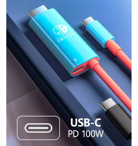 Cable Adaptador Tipo C A Hdmi Para Tv Nintendo Switch & Oled