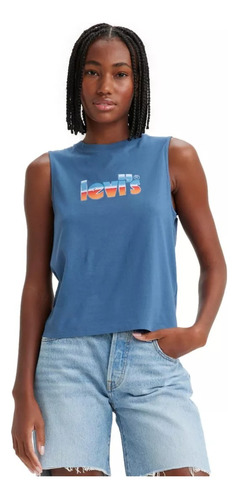 Blusa Camiseta Playera Musculosa Levi's Mujer Original